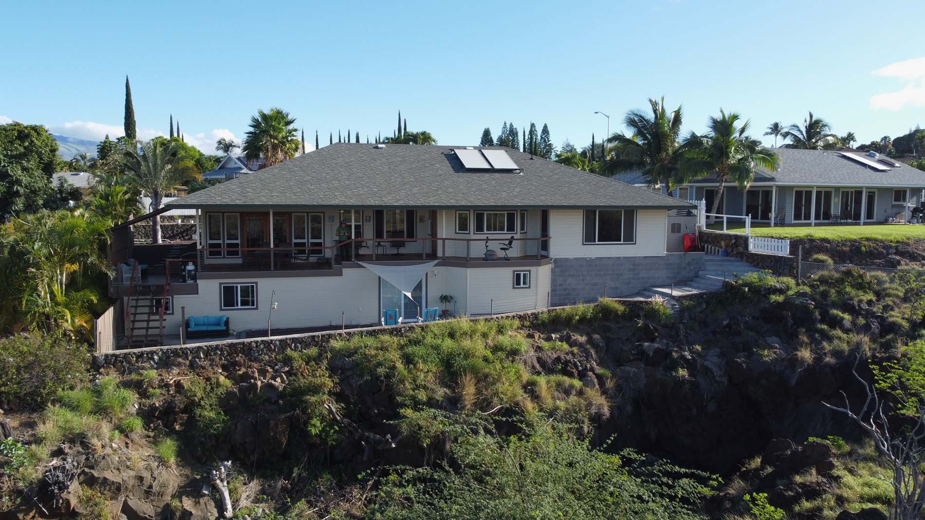 expansive views from the lanai of Hale Aka`ula.