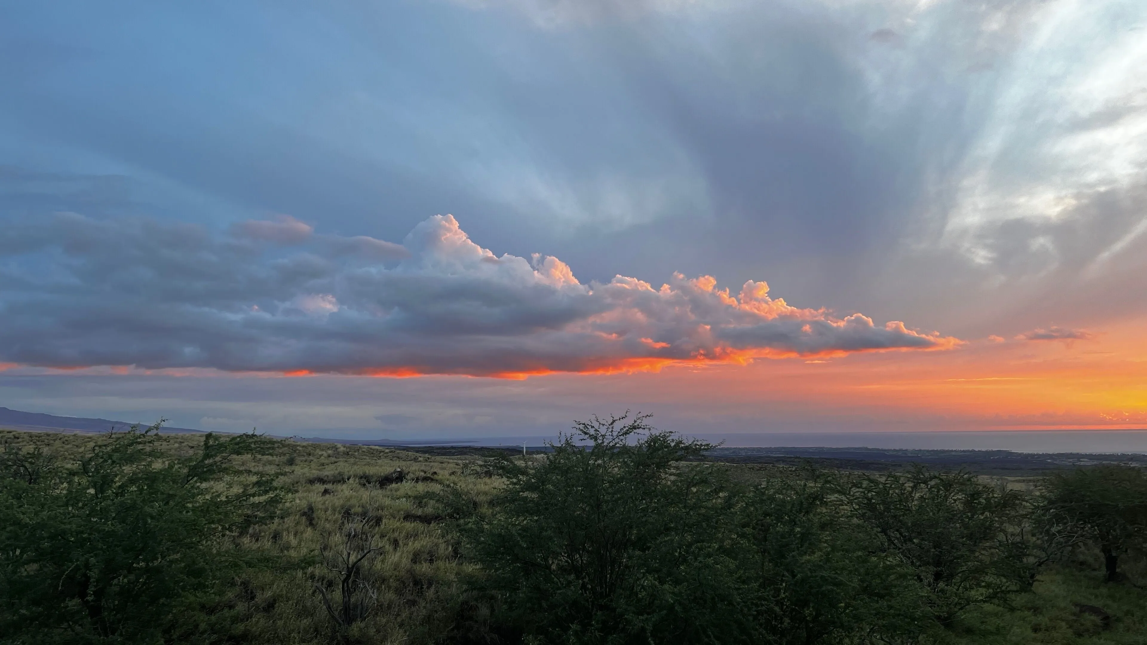 Evening light over Waikoloa Village