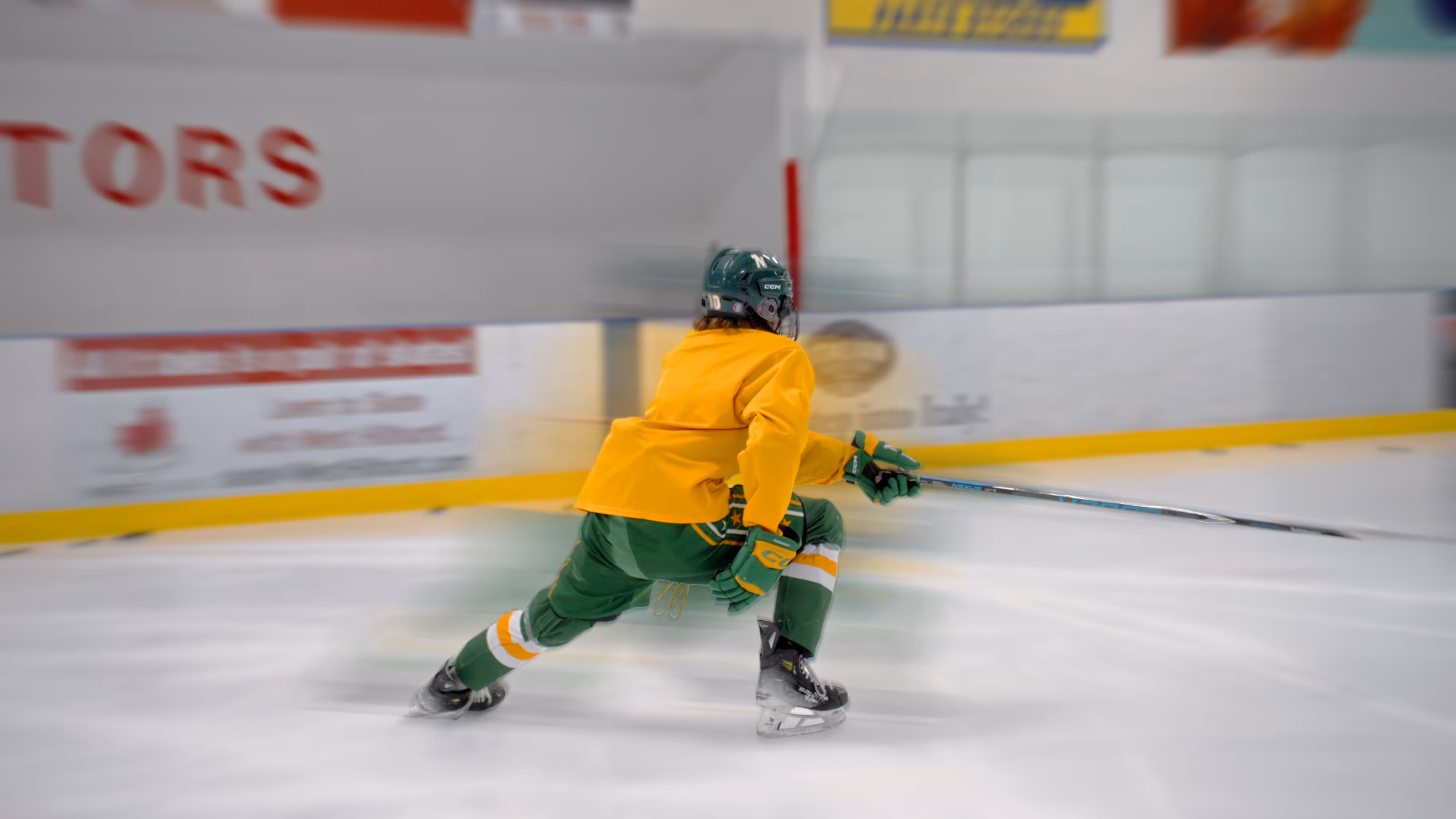 Snap Video Analytics coaching on-ice player sessions.