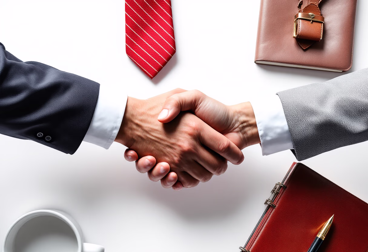 [background image] of a handshake (for a financial advisor)