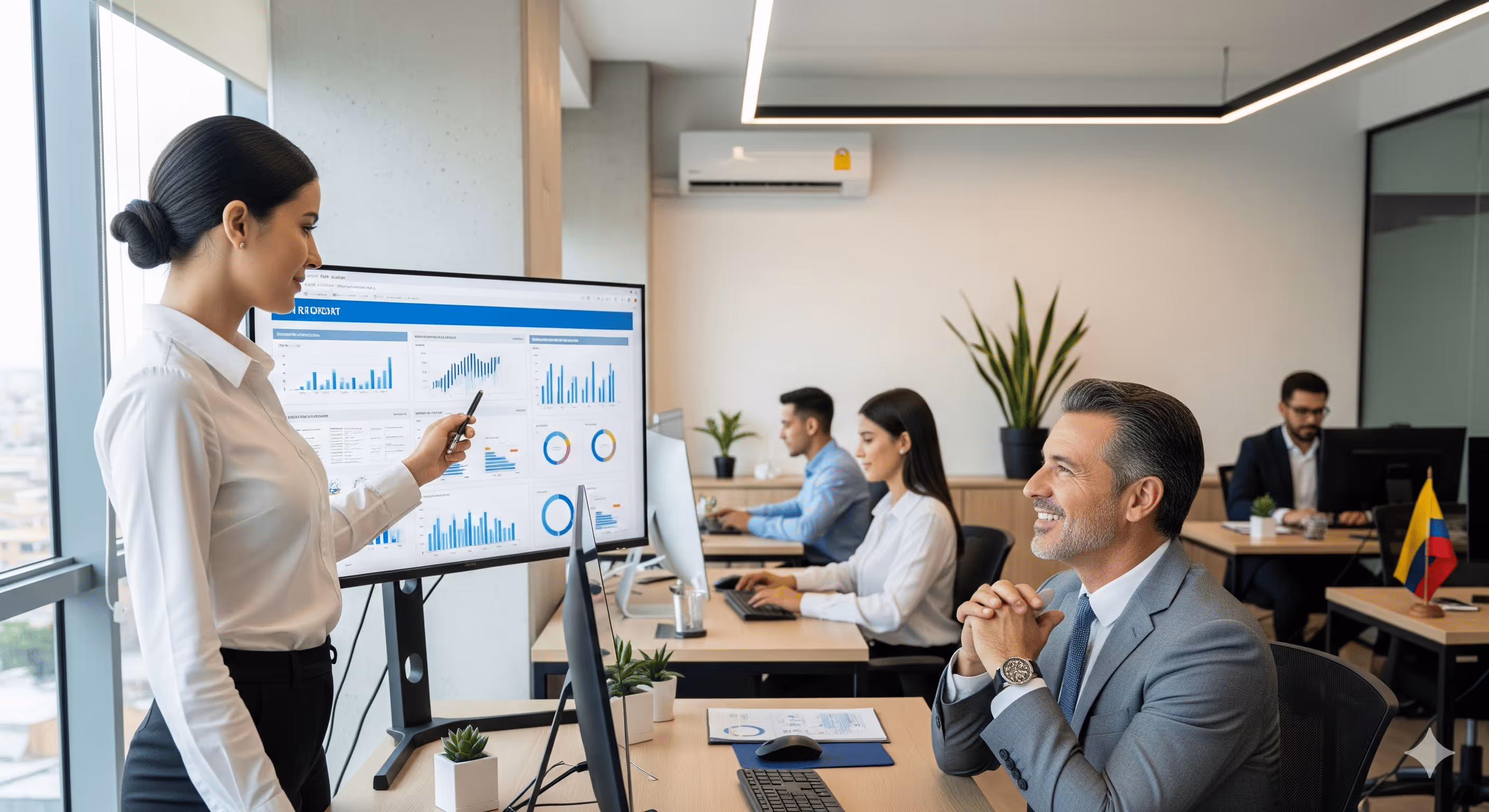 image of financial reports being reviewed