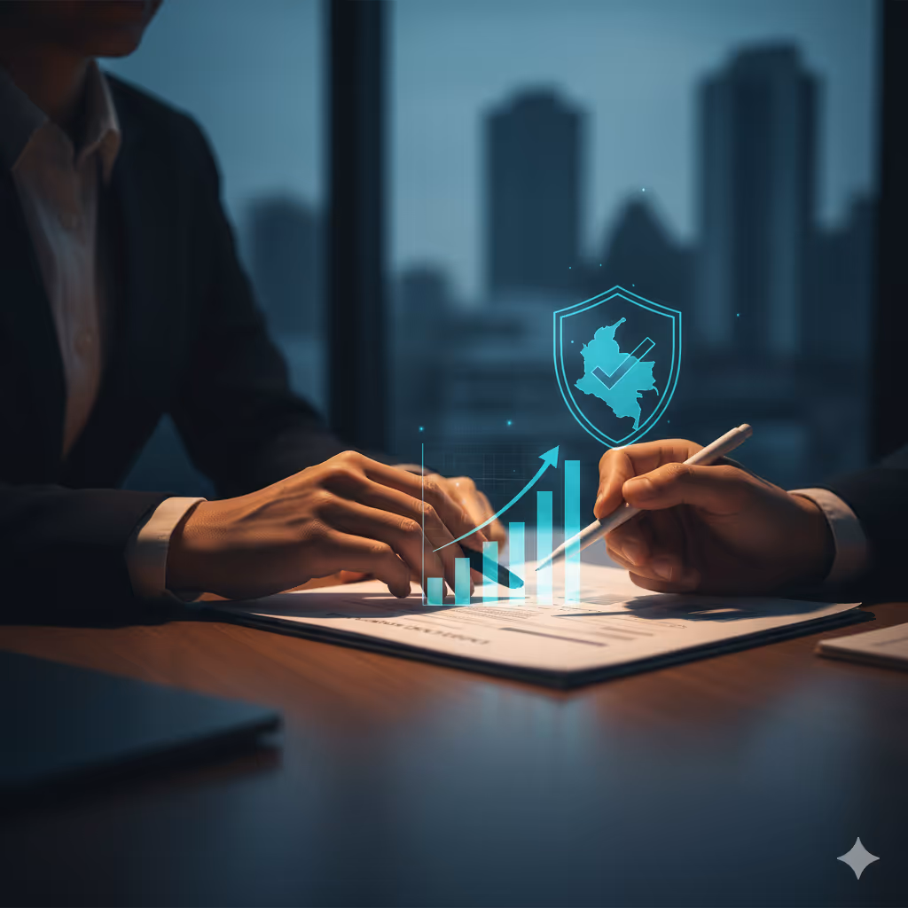 image of financial reports being reviewed