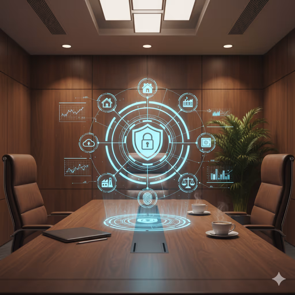 image of hands typing on a laptop with scientific data