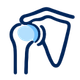 Shoulder surgery icon
