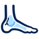Foot surgery icon