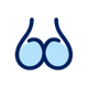 Testicular surgery icon