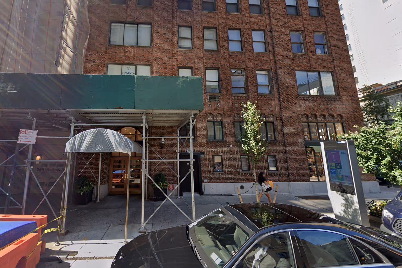 Exterior of New York Headache Center Manhattan office at 30 East 76th Street.