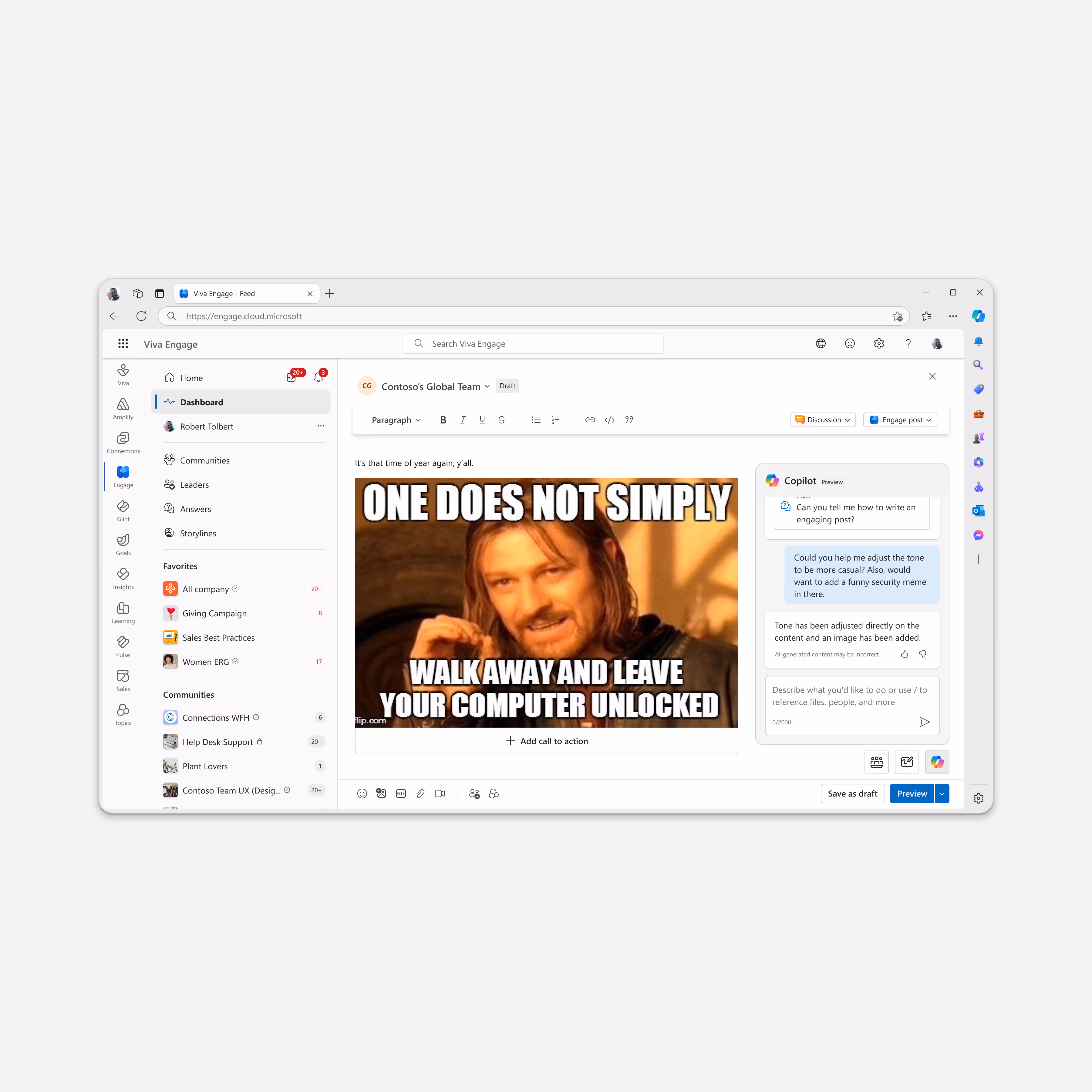 Overview image of the new authoring experience