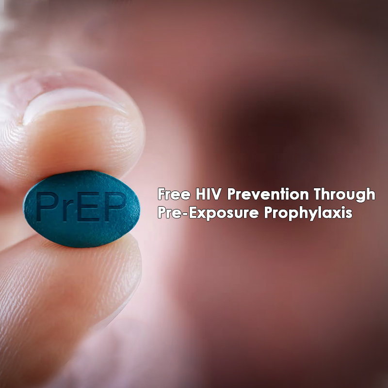 Free HIV Prevention Through Pre-Exposure Prophylaxis (PrEP)
