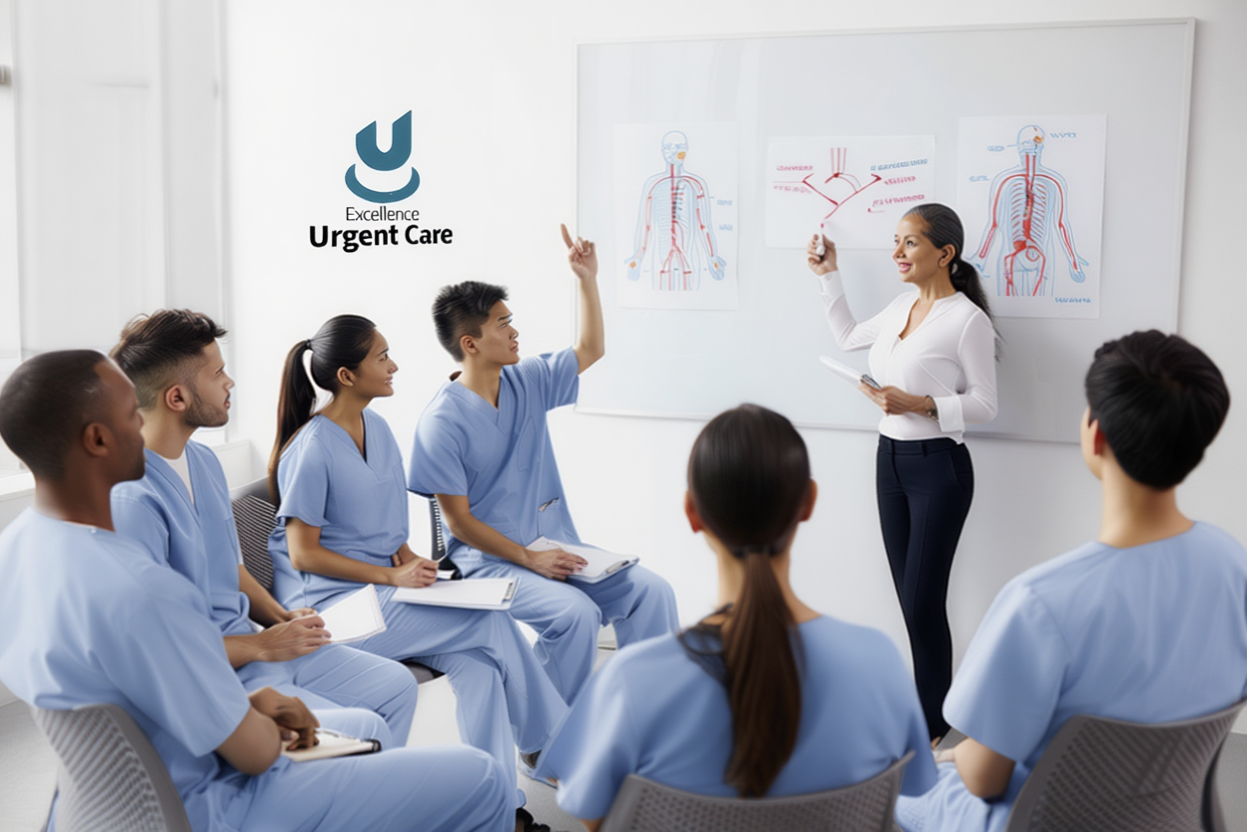 Urgent care staff training