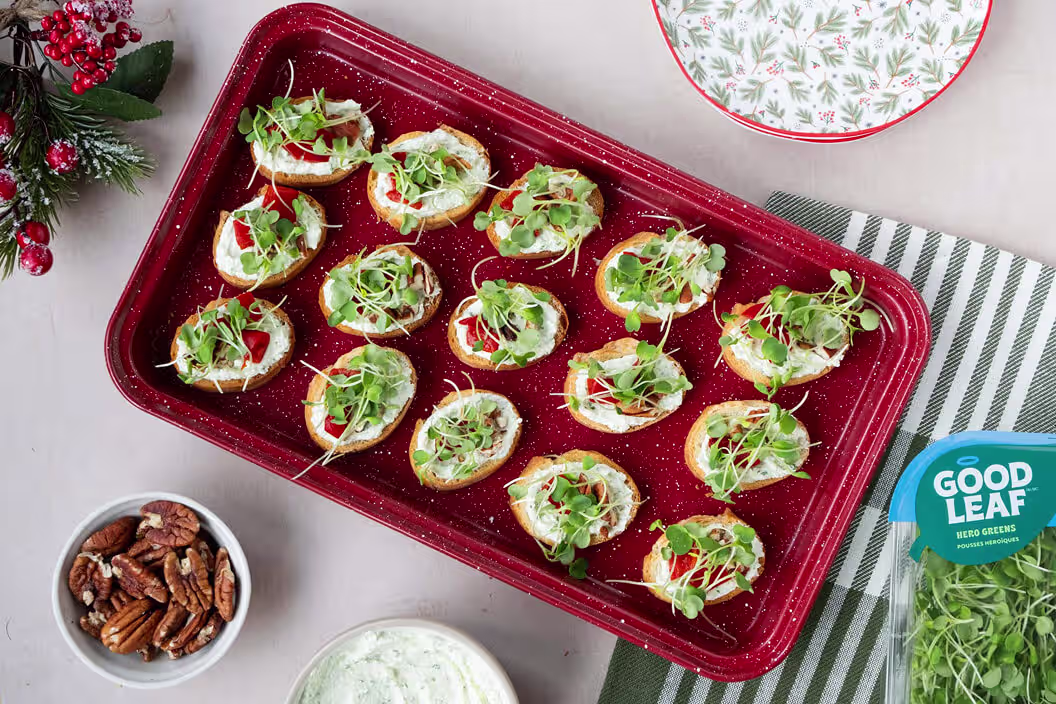 Whipped Feta Crostini