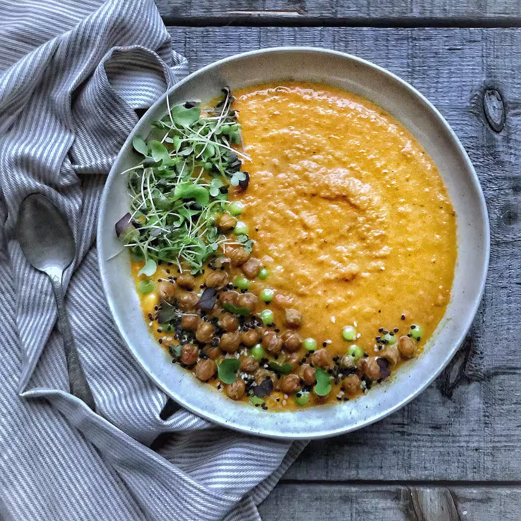 Roasted Carrot & Ginger Soup