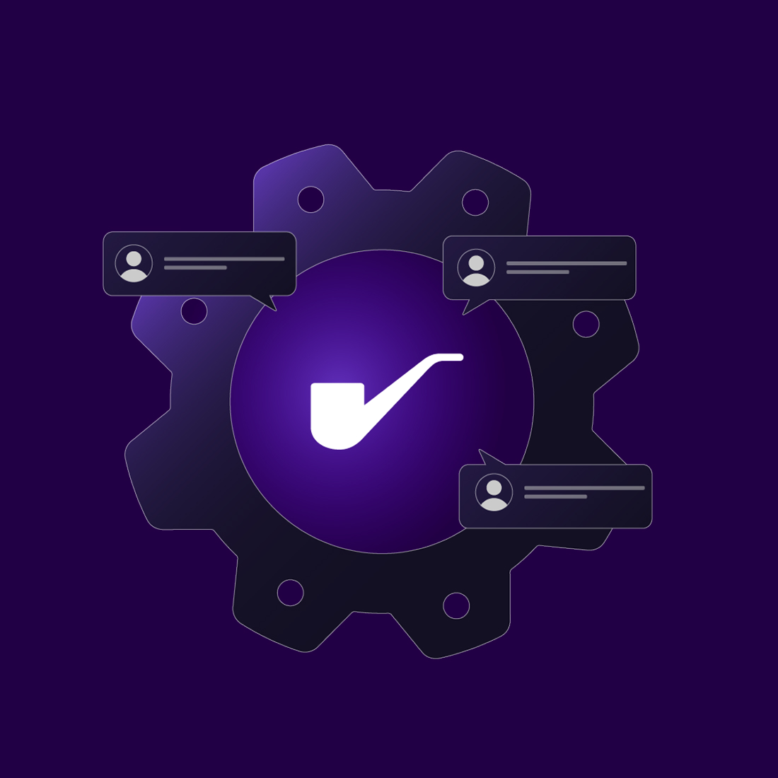 Icon representing crypto audit closing call 