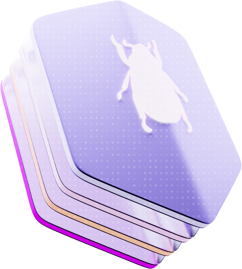Abstract graphic of shield and code, illustrating Sherlock’s Web3 bug bounty platform for smart contract security