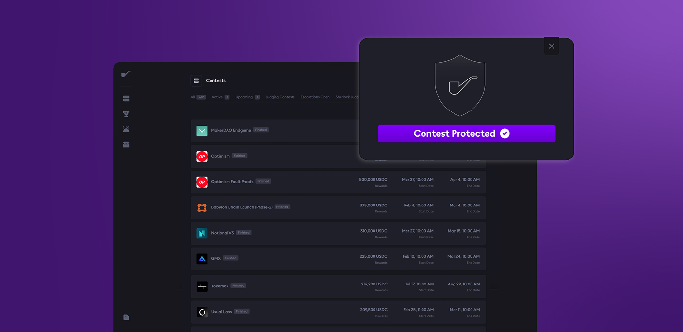 Image of blockchain protocols secured by Sherlock auditing