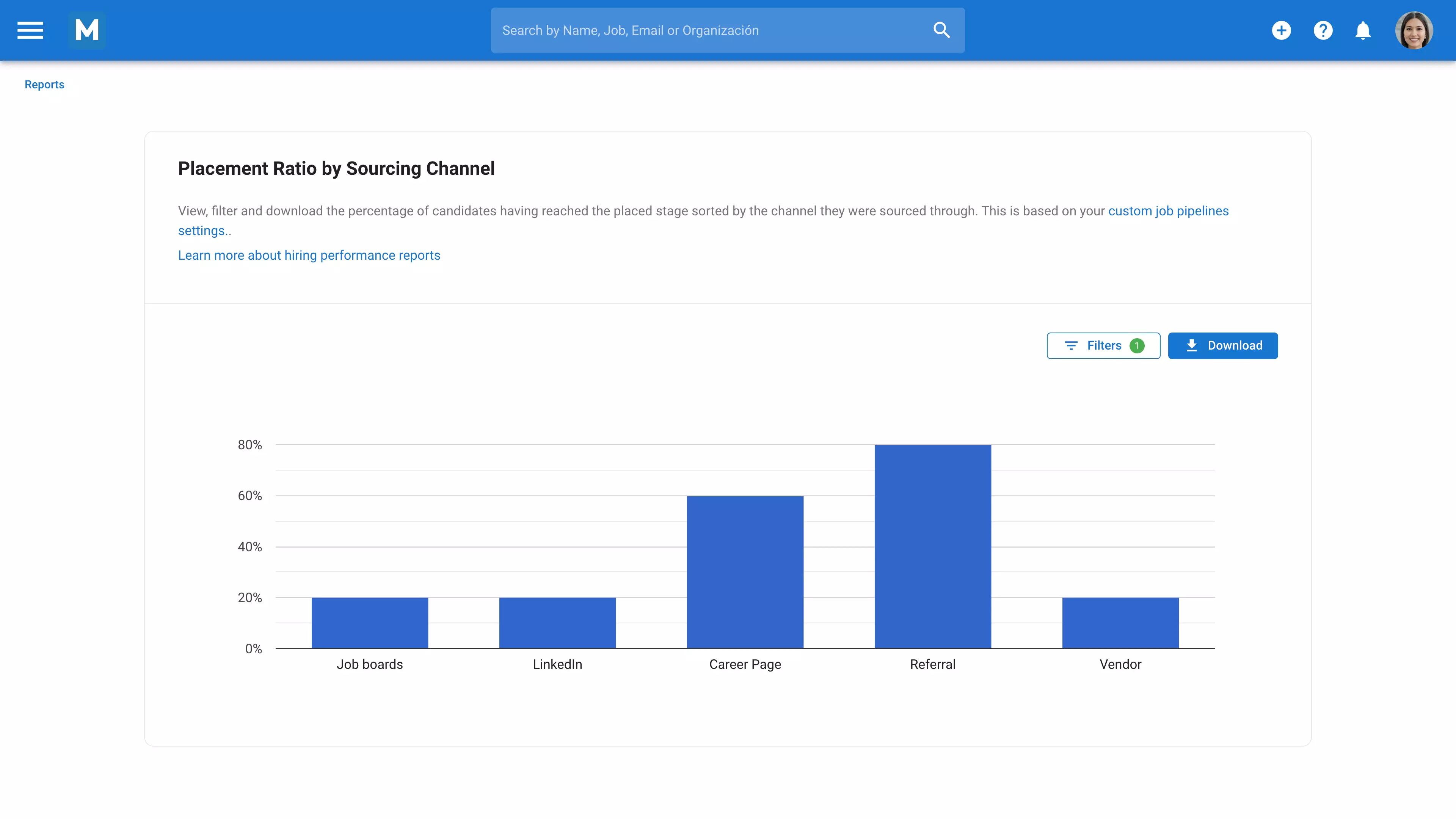 recruitment analytics software reporting features