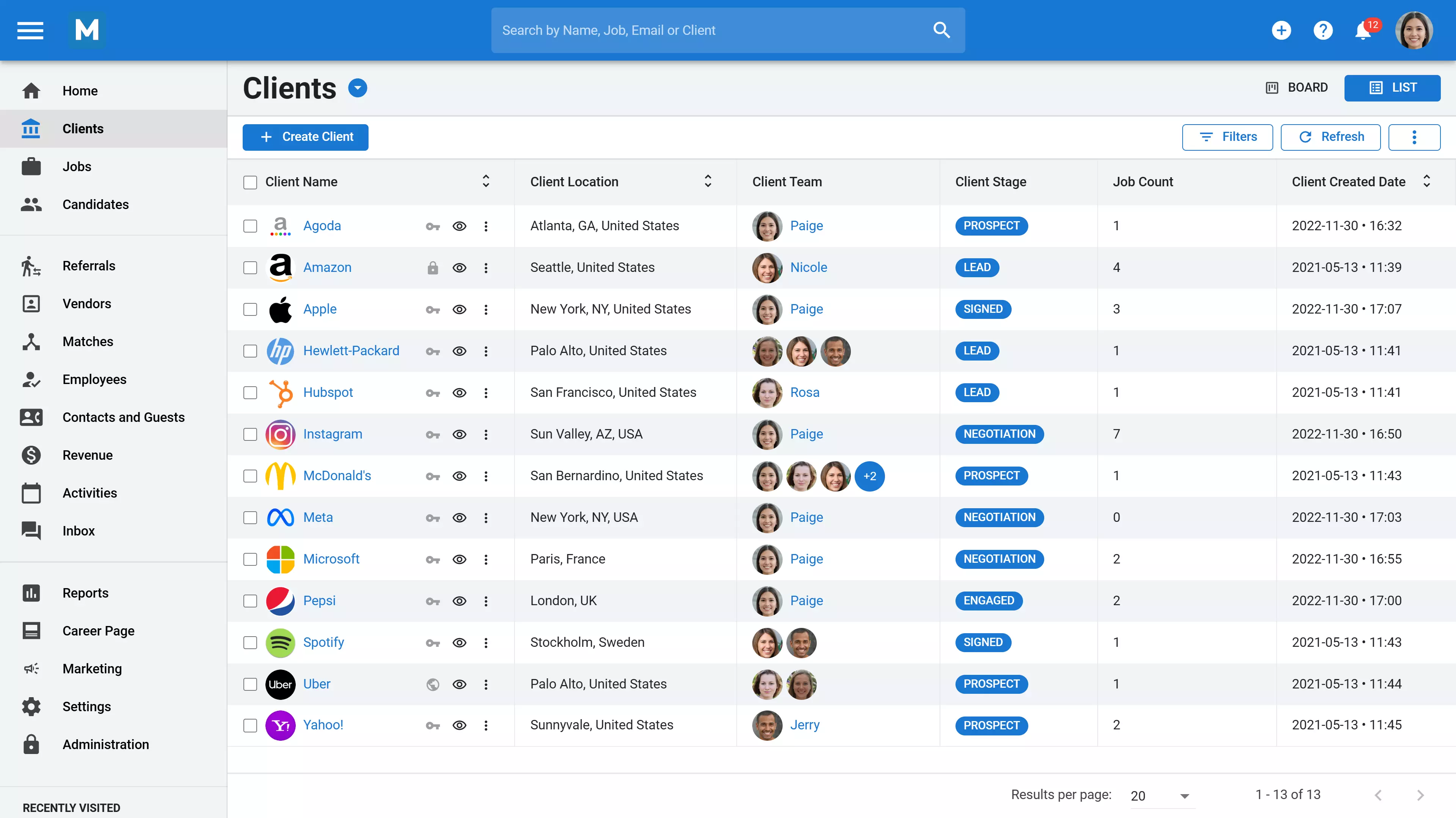 You can fully access Manatal’s Recruiting CRM tool without any additional costs.