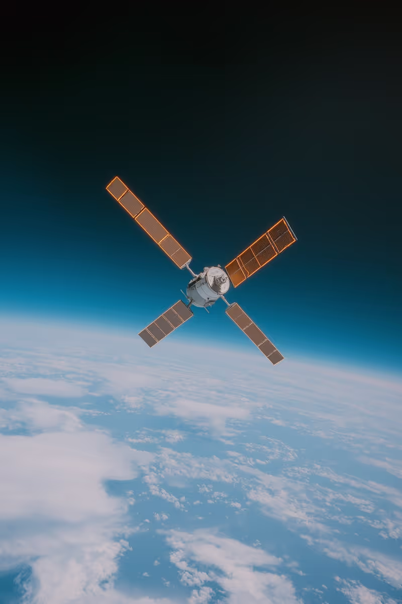 Satellite Orbiting Earth