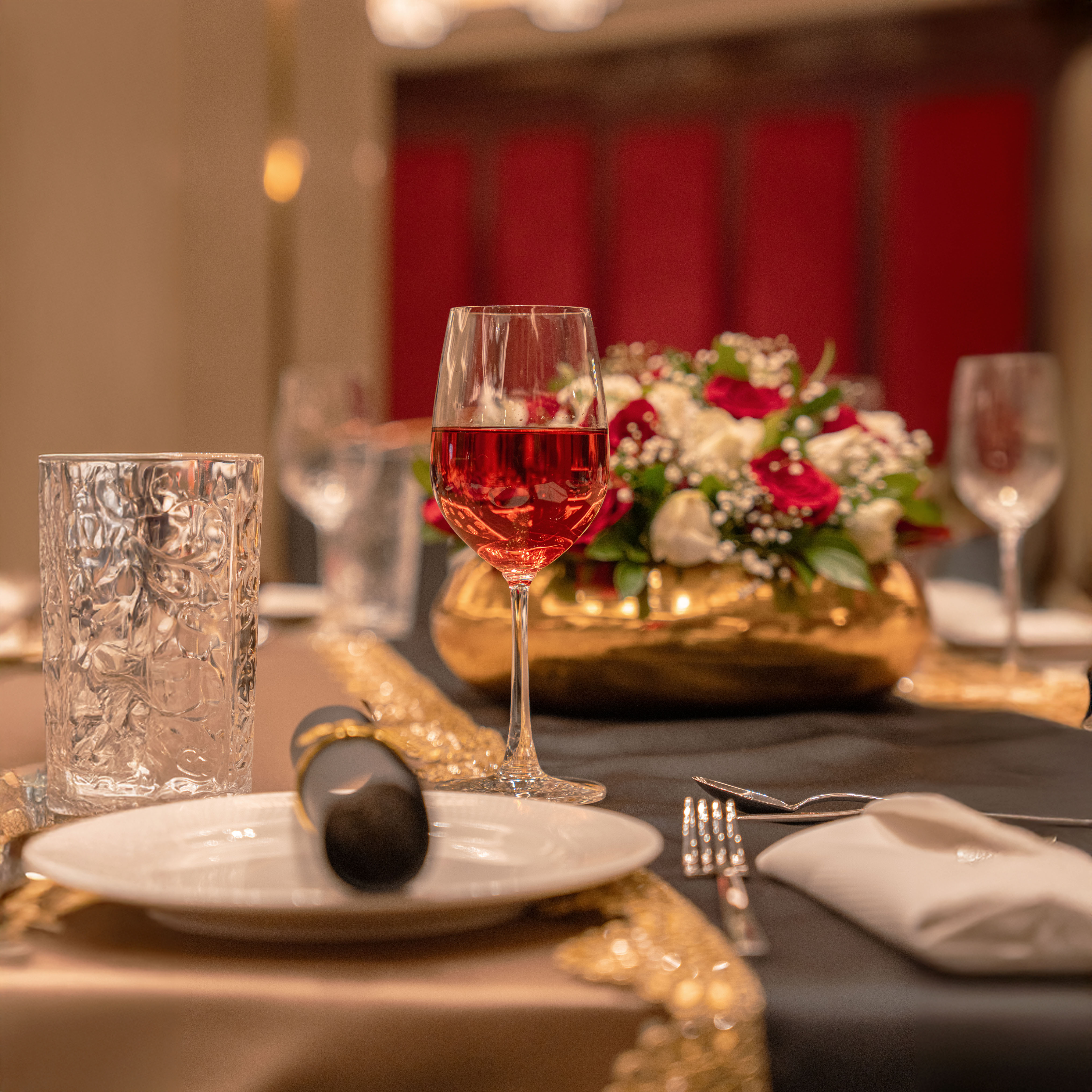 Five-star dining and catering experience at Burgundy Banquets.