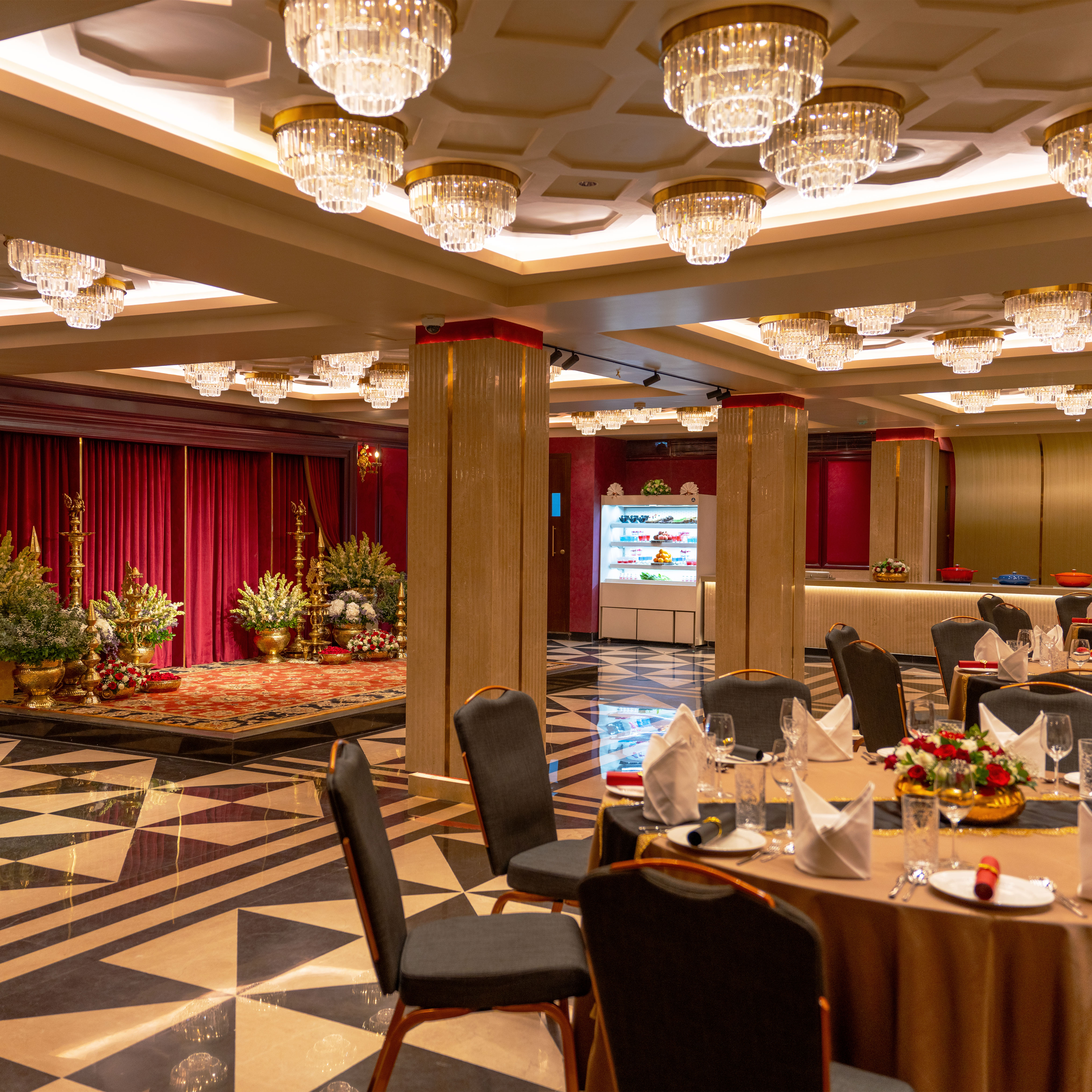 Five-star dining and catering experience at Burgundy Banquets.