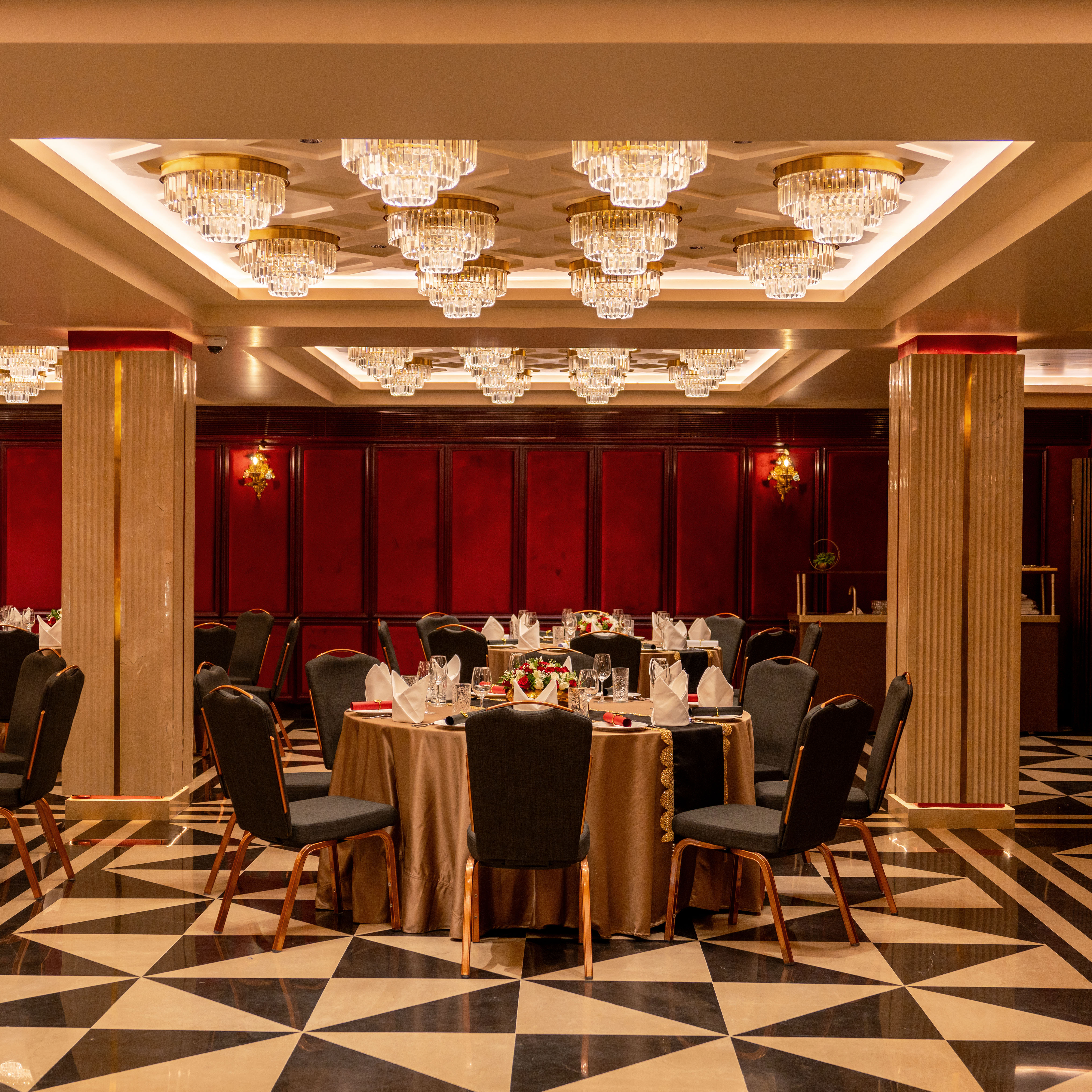 Five-star dining and catering experience at Burgundy Banquets.