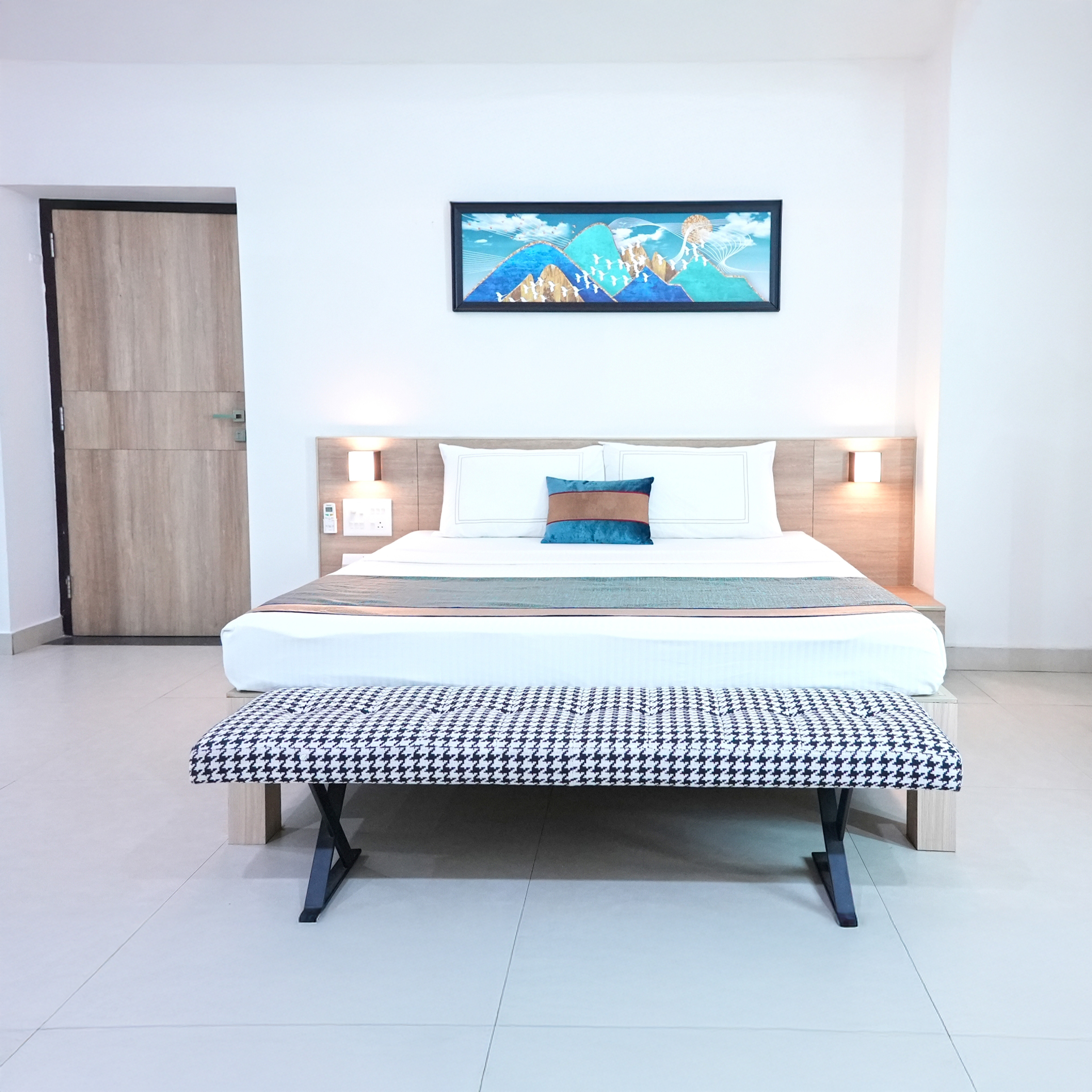 Elegant rooms designed for business and leisure travelers, combining premium amenities with the warm hospitality of M Group.