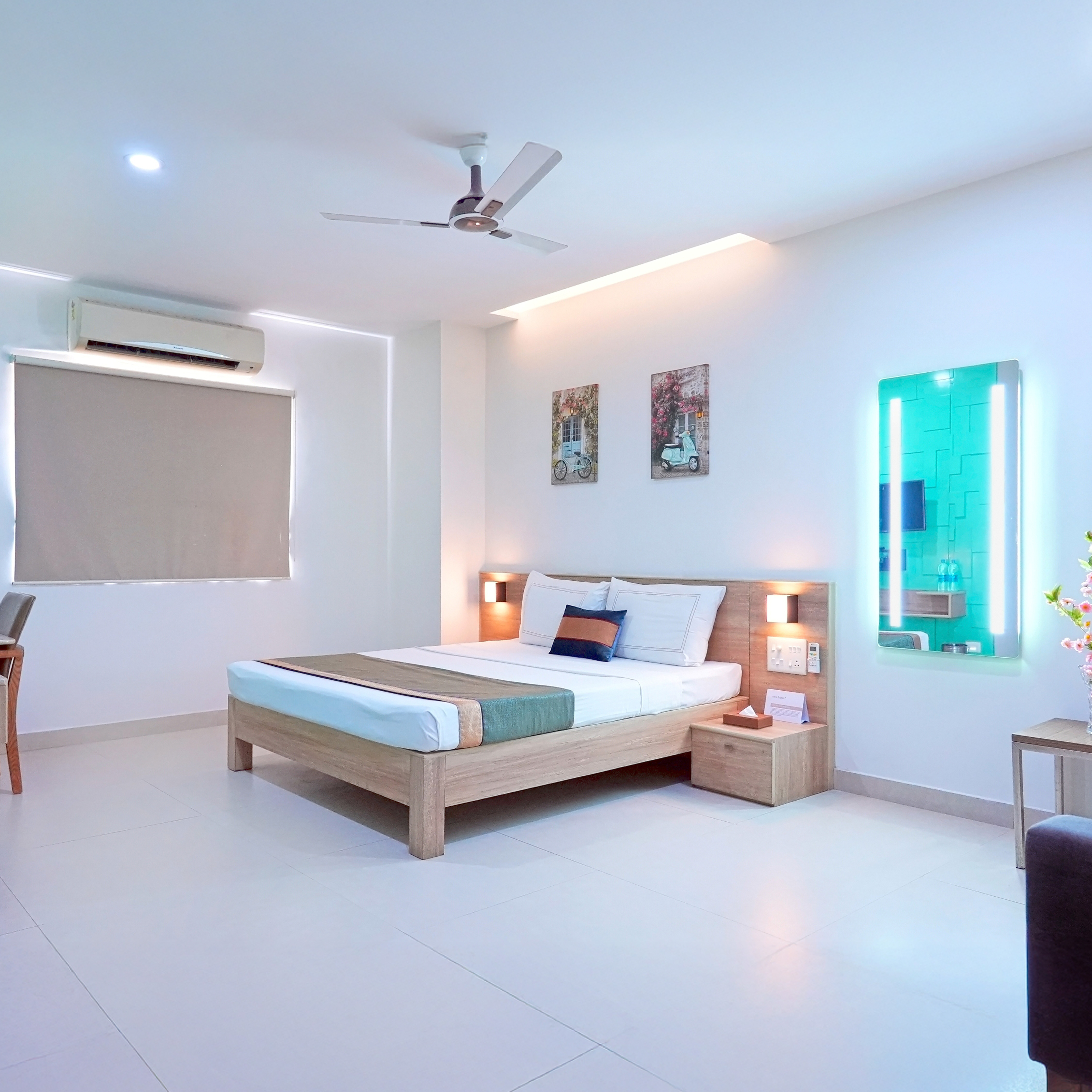 Elegant rooms designed for business and leisure travelers, combining premium amenities with the warm hospitality of M Group.