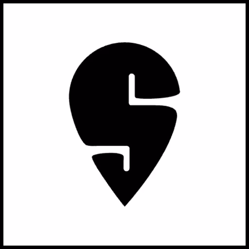 Black stylized location pin combining letter S and L on a white background.