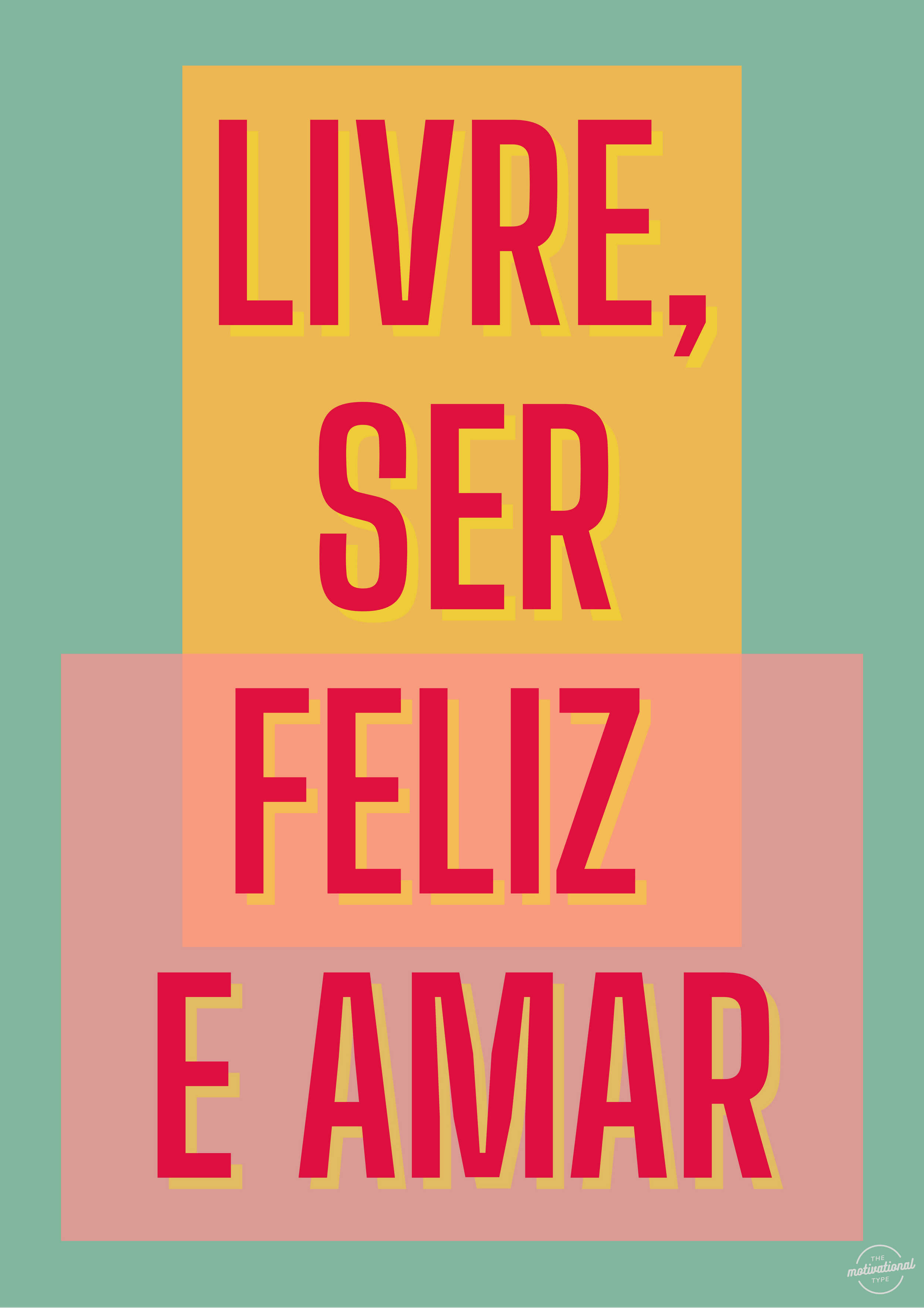 The motivational type poster
