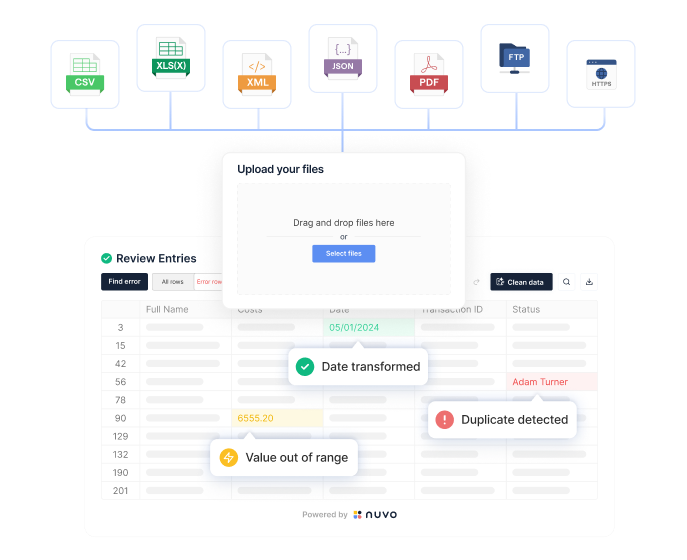 Self-service data importer