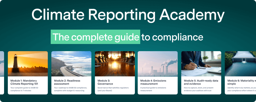 ASRS Climate reporting academy AASB S2