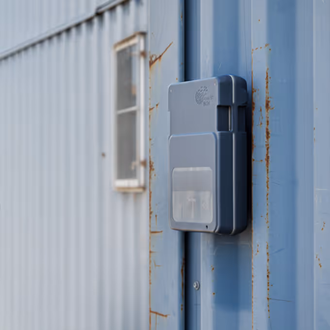 SmartBox device planted on container