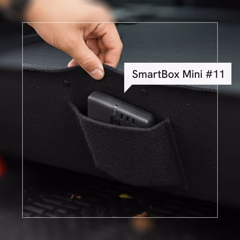 SmartBox Mini device used in trunk of the car