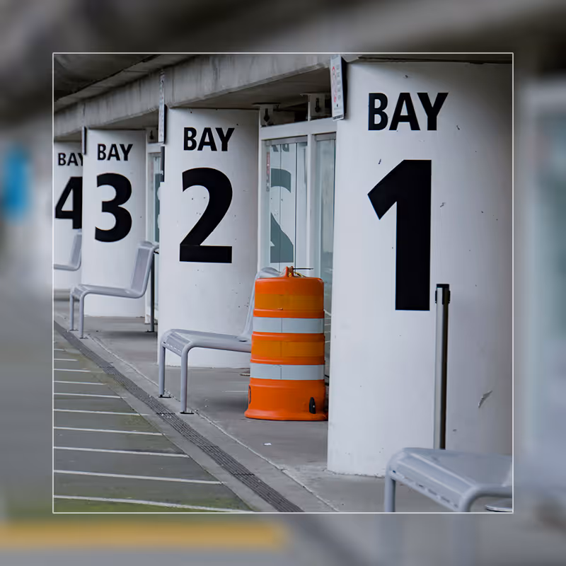 Loading bays in logistical park