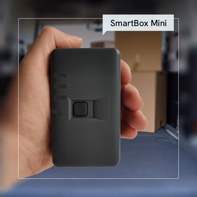 Smart tracking device in its most compact form that can fit inside a palm