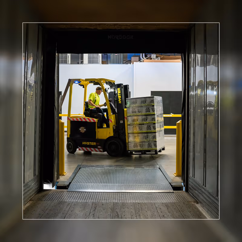 Loading truck cargo