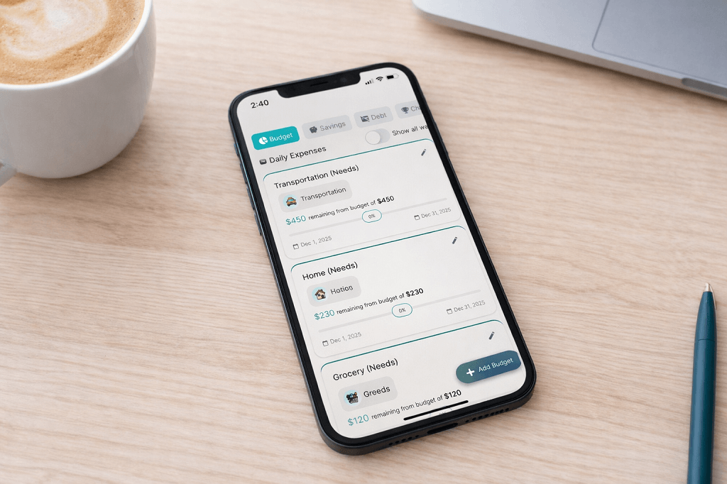 Good expense tracking app in Singapore for managing money and budgets