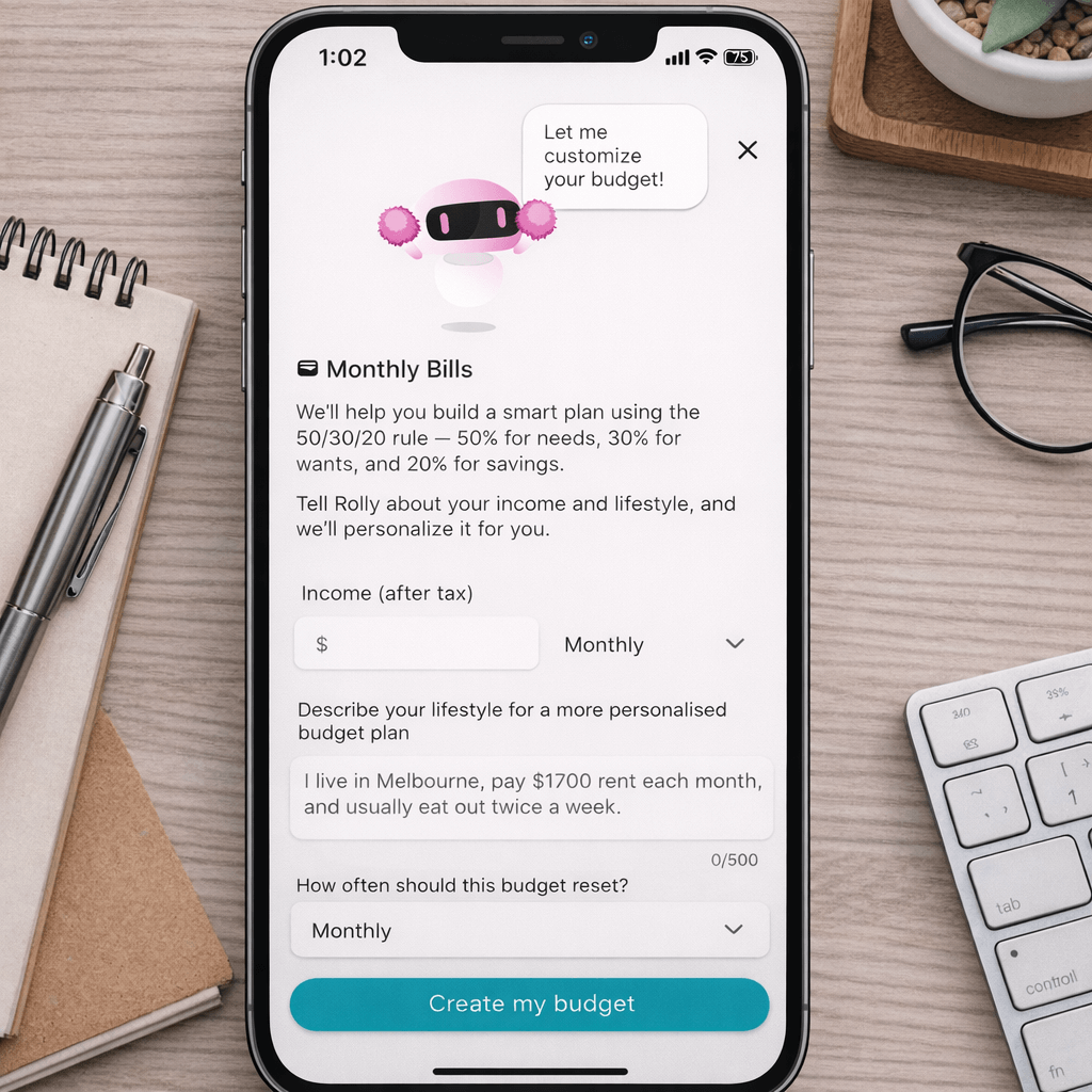 Smart money tracking app for budgeting and expense management