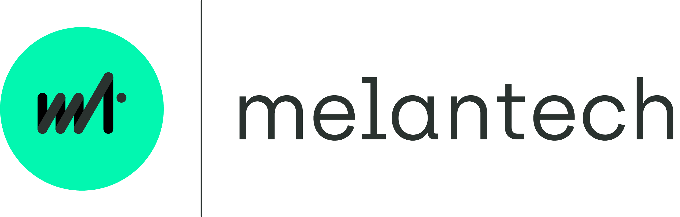 melantech Logo sekundär mit schwarzem Schriftzug