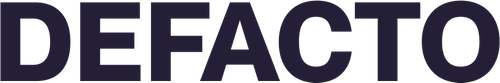 Defacto Logo blau