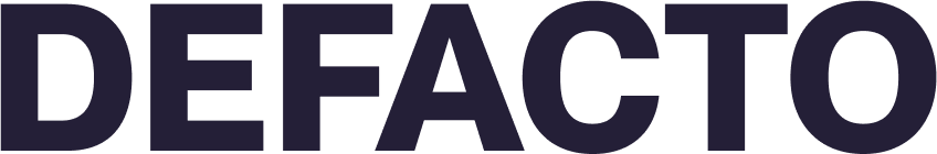 Defacto Logo blau