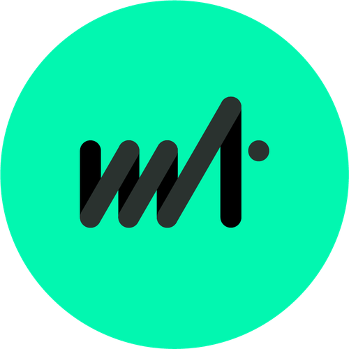 melantech Logo Grüner Hintergrund mit schwarzer Schrift