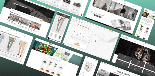 Projektübersicht mit individuellen Shoplösungen – von Produktkonfiguratoren über Shopify-Stores bis zu spezialisierten Plattformen. Vielfältige Anwendungen, technisch präzise umgesetzt.