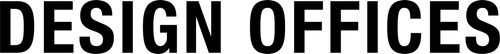 Design Offices Logo in schwarzem Schriftzug
