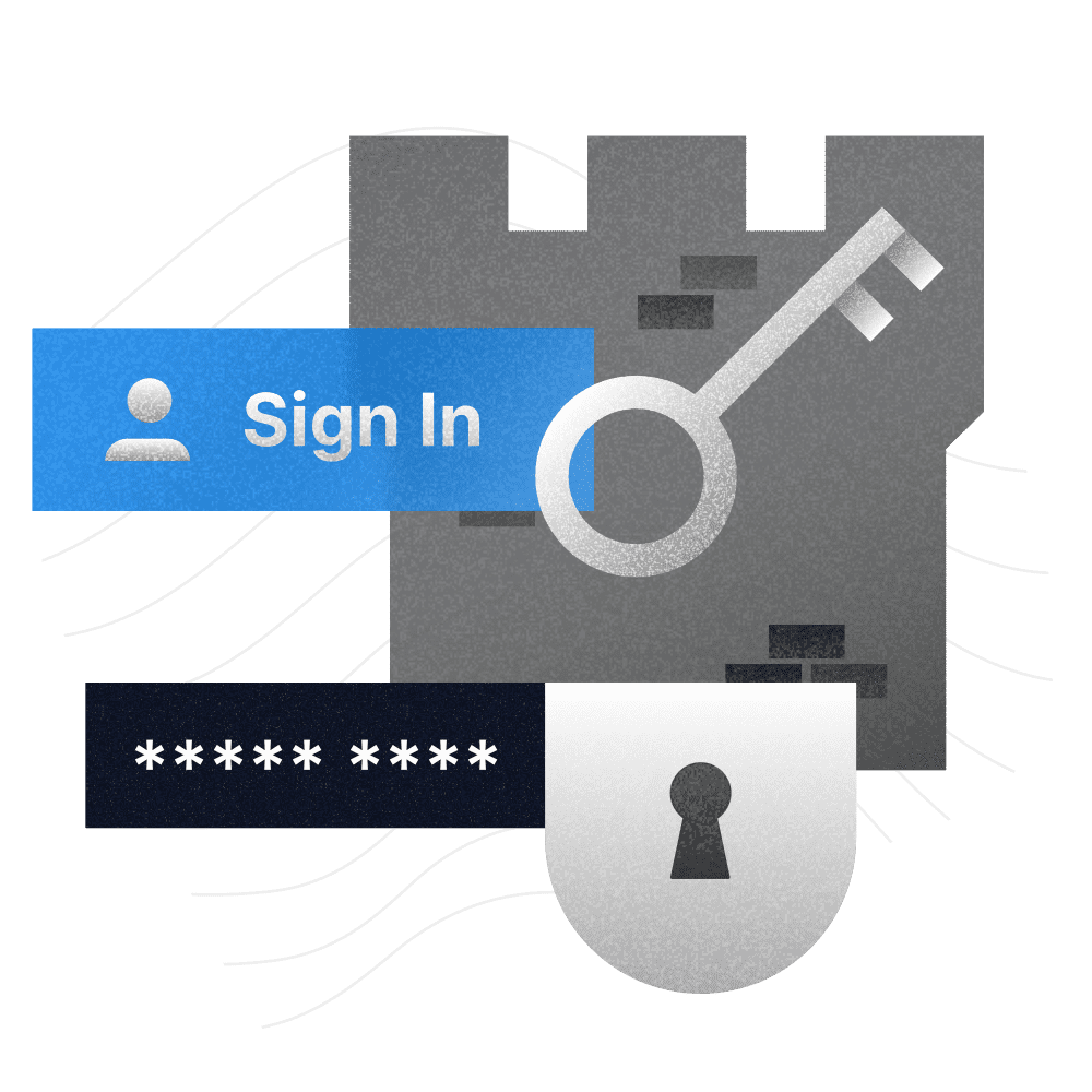 Paperless security when logging in thanks to various security mechanisms