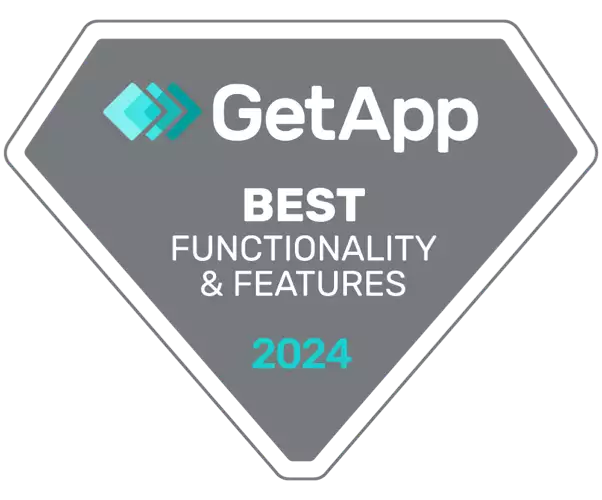 GetApp award best functionality and features 2024