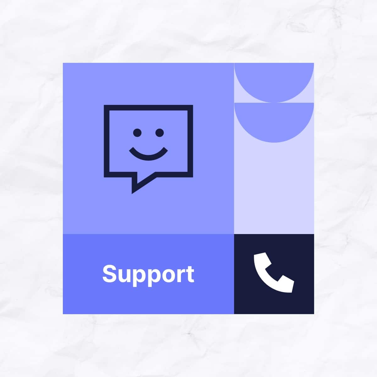 Inforgraphic for Support.