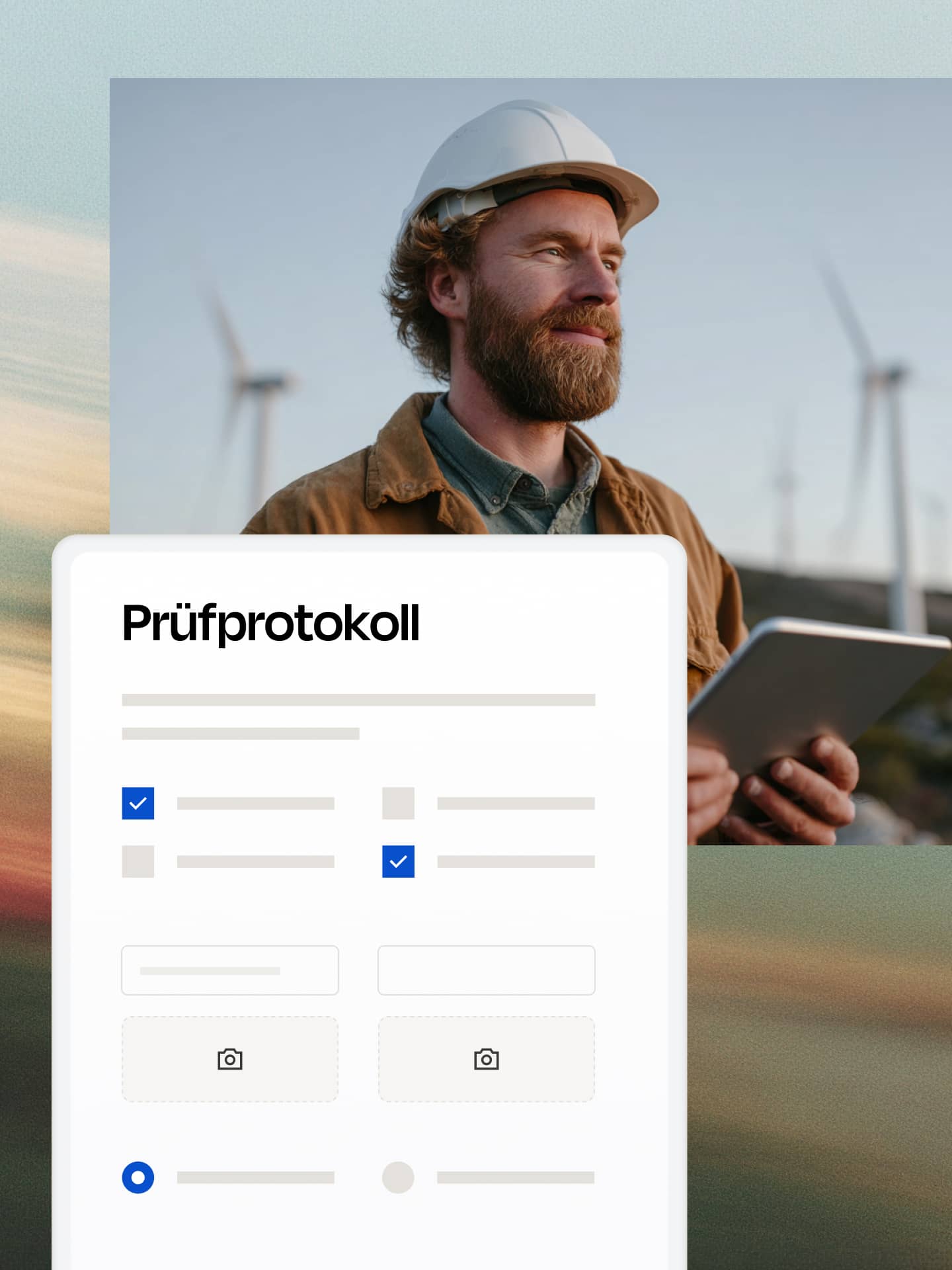 Digitales Prüfprotokoll in Paperless als Beispiel für ein Industrieformular.