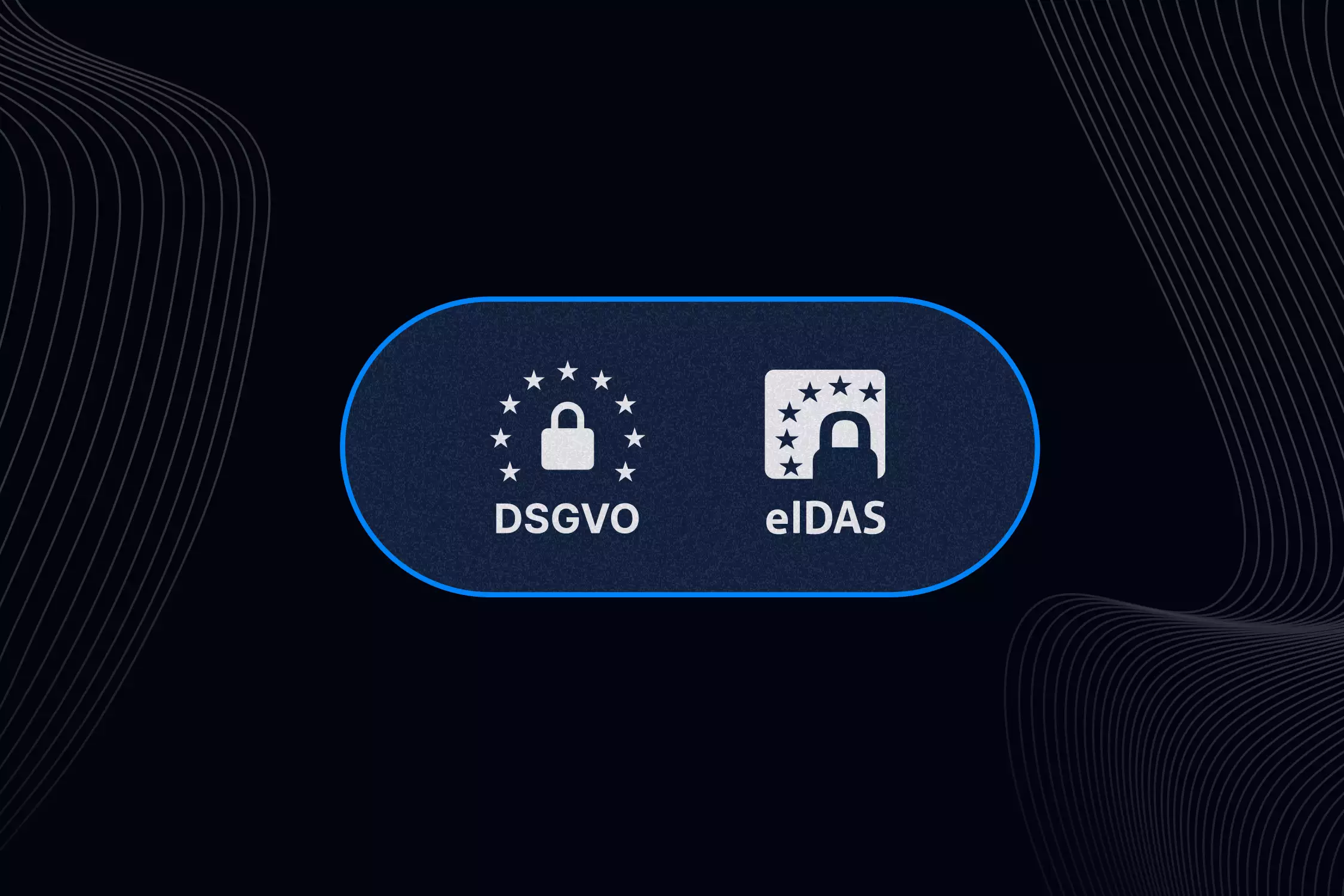 Zwei Zertifikate (DSGVO und eIDOS) zur Absicherung eines Prozesses.