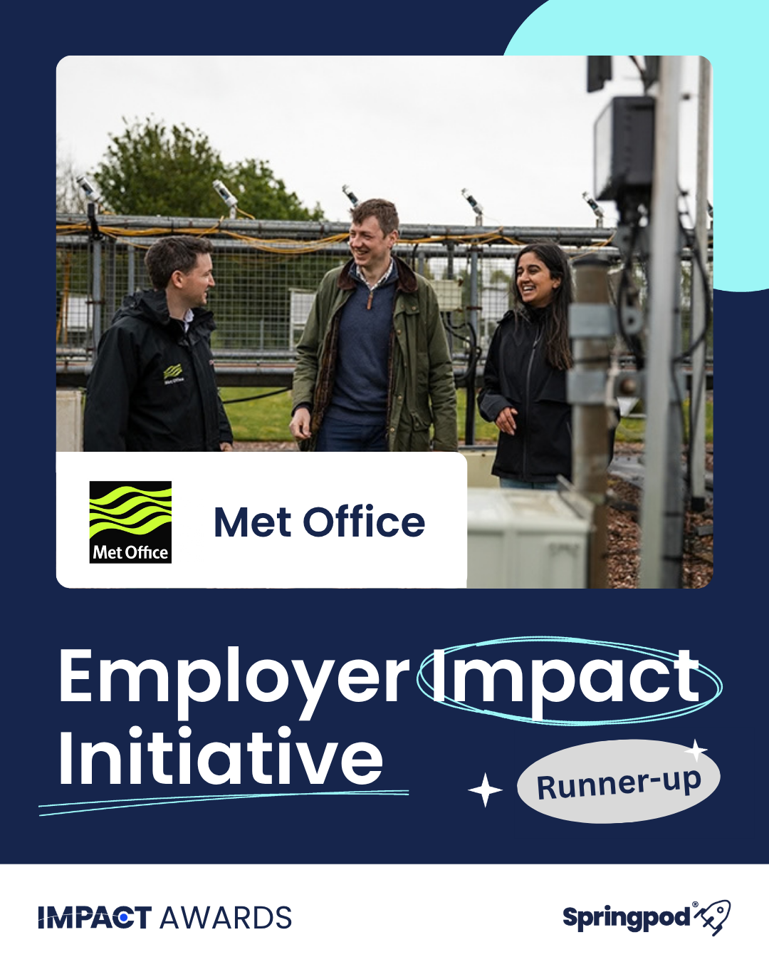 Impact Awards 2026. Met Office, Employer Impact Initiative runner-up